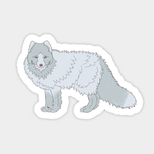 Shadow Arctic Fox Sticker